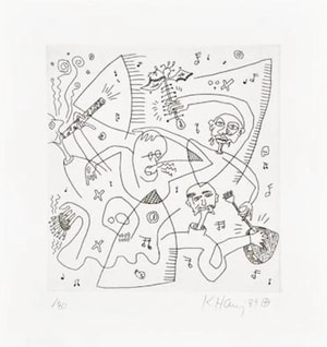 Keith Haring - The Valley 6 (Littmann PP. 138)
