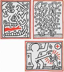 Keith Haring - Three Lithographs