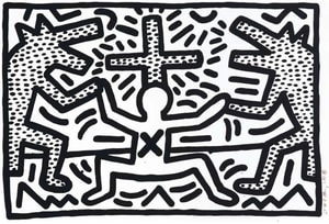 Keith Haring - Untitled II (Littmann PP. 19)