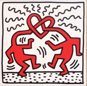Keith Haring - Untitled (Love)