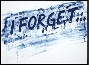 Mel Bochner - I Forget