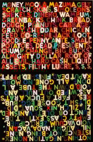 Mel Bochner - Money/Nothing