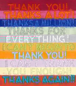Mel Bochner - Thank You