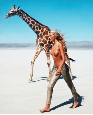Michel Comte - Beauty and the Beast (Giraffe Color)