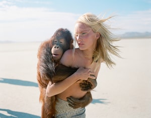 Michel Comte - Beauty and the Beast (Orangutan II)