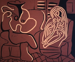 Pablo Picasso - Aubade, with a Woman in an Armchair | L'aubade, avec femme dans un fauteuil