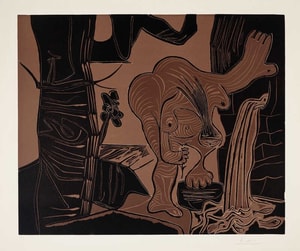 Pablo Picasso - Femme nue à la source