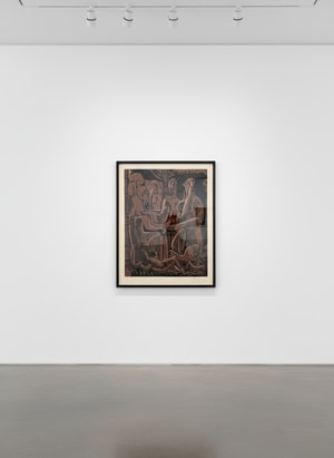 Pablo Picasso - Le Déjeuner sur l'herbe d'aprés Edouard Manet. (The Luncheon on the Grass after Edouard Manet)