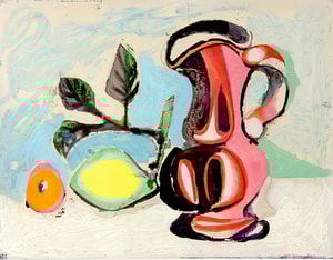 Pablo Picasso - Nature Morte au Citron et au Pichet Rouge