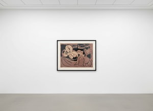 Pablo Picasso - Woman Reclining and Man with a Guitar | Femme couchée et homme à la guitare,