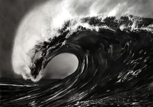 Robert Longo - Study of Night Wave