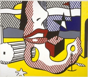 Roy Lichtenstein - A Bright Night, Surrealist Series, (C. 155)