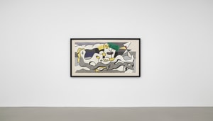 Roy Lichtenstein - At The Beach (C. 156) , from The Surrealist Series