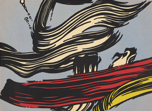 Roy Lichtenstein - Brushstroke (C. 45)