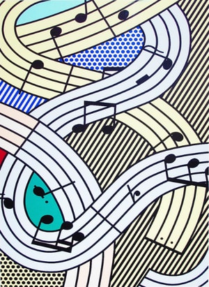 Roy Lichtenstein - Composition III (C. 299)