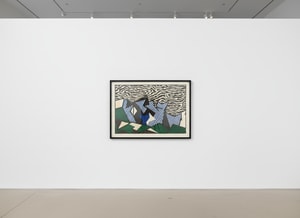 Roy Lichtenstein - Morton A Mort (C. 178), from Expressionist Woodcut Series