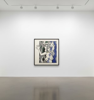 Roy Lichtenstein - Nude In the Woods (C. 174), from Expressionist Woodcut Series