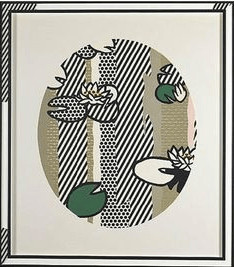 Roy Lichtenstein - Pink Flower (C. 261), from Water Lilies