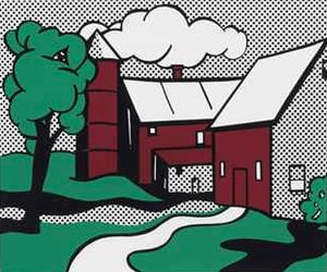 Roy Lichtenstein - Red Barn (C.89)