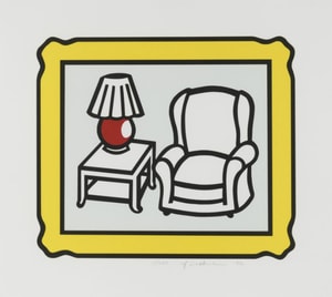 Roy Lichtenstein - Red Lamp (C. 279)