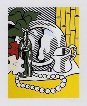 Roy Lichtenstein - Still Life With Figurine (C. 128)
