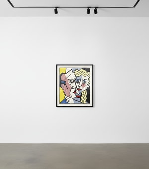 Roy Lichtenstein - The Couple (C. 175), from the Expressionist Woodcut Series