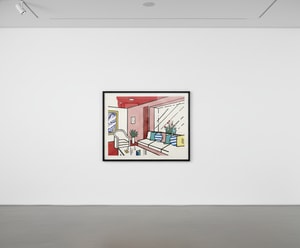 Roy Lichtenstein - The Living Room (C. 250), from Interiors