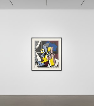 Roy Lichtenstein - The Student (C. 176), from Expressionist Woodcut Series