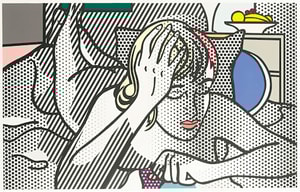 Roy Lichtenstein - Thinking Nude (C. 289)