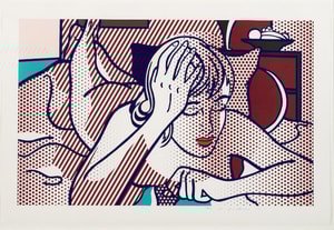 Roy Lichtenstein - Thinking Nude State I (C. 290)