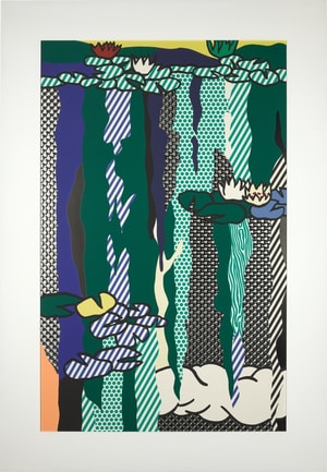 Roy Lichtenstein - Water Lilies With Cloud (C. 263)