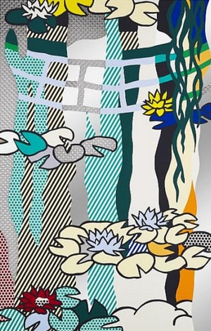 Roy Lichtenstein - Water Lilies with Japanese Bridge (C.265)