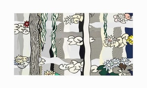 Roy Lichtenstein - Water Lilies With Willow (C. 242)
