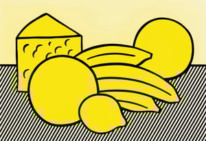 Roy Lichtenstein - Yellow Still Life (C. 133)