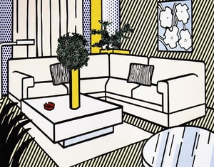 Roy Lichtenstein - Yellow Vase (C. 253), from Interiors