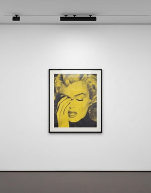 Russell Young - Marilyn Crying New York Yellow and Black