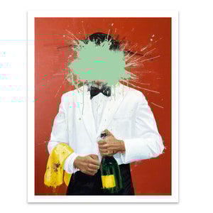 Sage Barnes - After Hours (Light Green) Hand Embellished Print