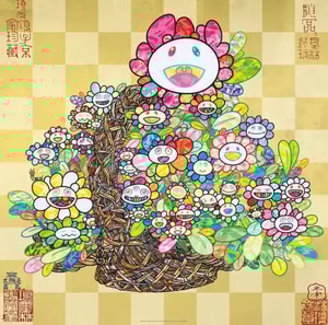 Takashi Murakami - Bouquet in a Basket