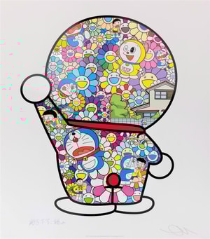 Takashi Murakami - Doraemon In The Field Of Flowers