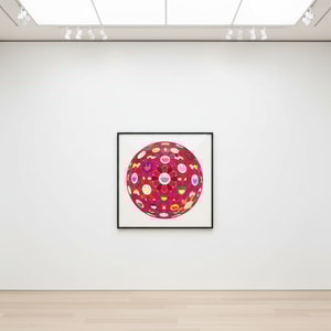 Takashi Murakami - Flower Ball (Red Cliff)