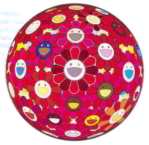 Takashi Murakami - Flower Ball (Red Cliff)