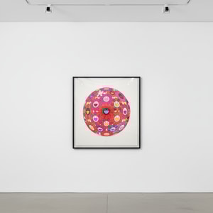 Takashi Murakami - Flowerball (3D) - Red, Pink, Blue