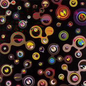 Takashi Murakami - Jellyfish Eyes (black 4)
