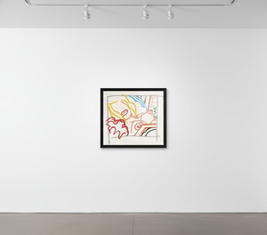Tom Wesselmann - Bedroom Blonde Doodle With Photo