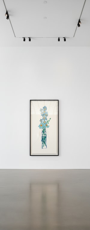 Tom Wesselmann - Delphinium and Daisies