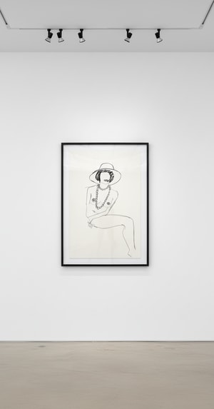 Tom Wesselmann - Partial Monica with Hat and Beads