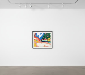 Tom Wesselmann - Sunset Nude with Yellow Tulips