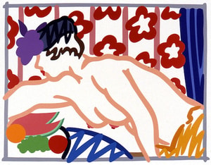 Tom Wesselmann - 1960 Judy Reaching Over Table