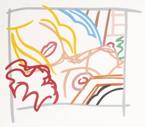 Tom Wesselmann - Bedroom Blonde Doodle With Photo