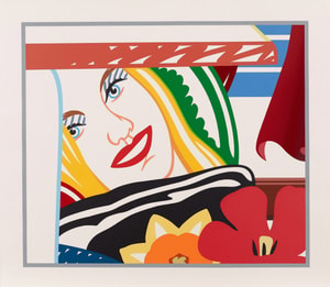 Tom Wesselmann - Bedroom Face (from Bedroom Painting #41)